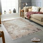 Conceptum Wookece312 Alfombra de Poliéster 80 x 150 cm Beige, Blanco, Visón